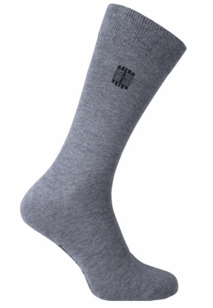 2 pack sokken mid grey