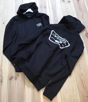 SS20.hoodie full patched blaCK