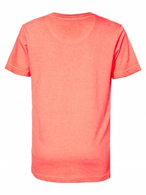 T-shirt SS R-neck 3099 F Coral 3099 fiere cora