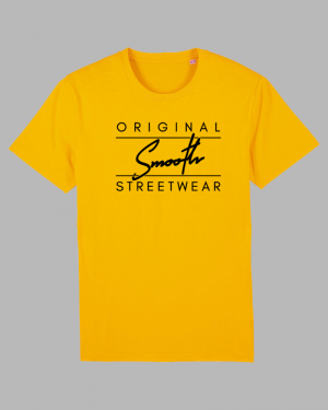 T-shirt yellow-org.strw.black logo