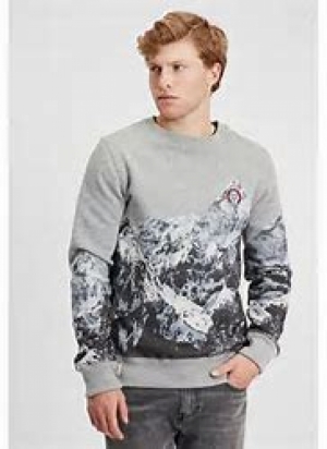 Sweater grey melange grey melange
