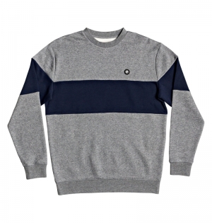 Sweater riot colorblock medium grey-hea