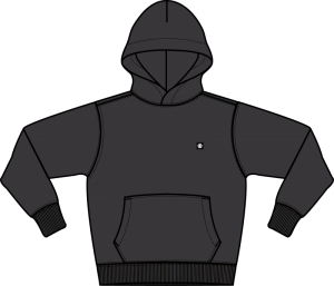 Boy hoodie olympic 328 off black