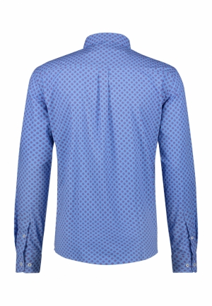 Shirt cotton regular licht blue / rf