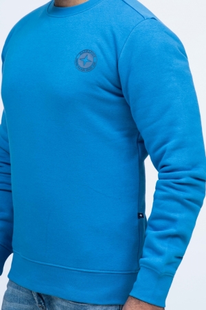 Sweatshirt badge vallarta blue Vallarta blue
