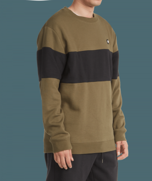 Sweater colorblock riot CRB0 ivy green