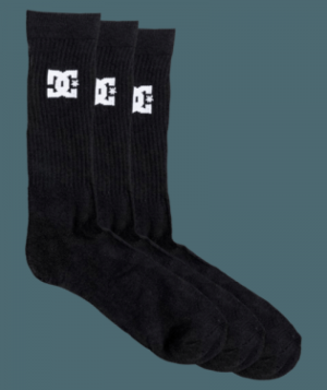Socks 3 pack black KVJ0
