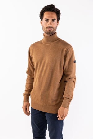 KEITH TURTLE NECK PULL-CAMEL Camel