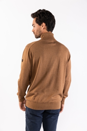 KEITH TURTLE NECK PULL-CAMEL Camel