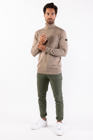 KEITH TURTLE NECK PULL-TAUPE Taupe