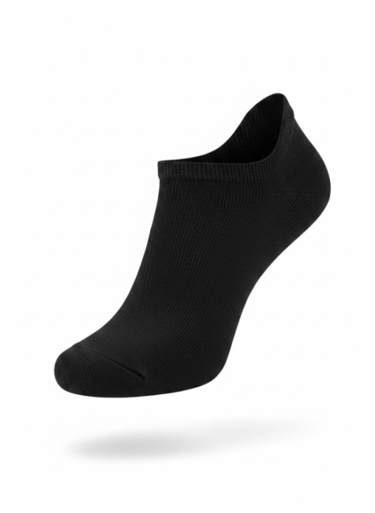 Unisex comfort Footies 2p 0005 black