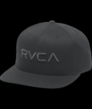 RVCA TWILL SNAPBACK BOYS 8409 black/char