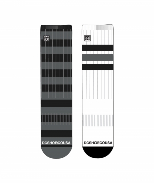Socks DC Stripe 2PK XKKS black/grey