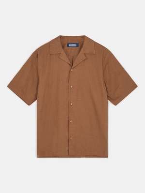 Shirt SS Olivier Resort Coconu Toasted Coconut