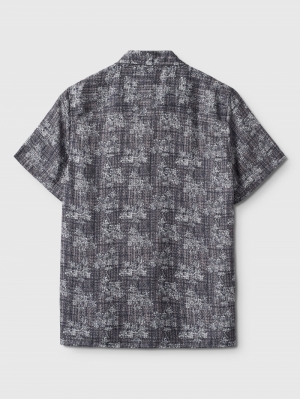 Shirt SS Christ Fusion Resort  Black with flow