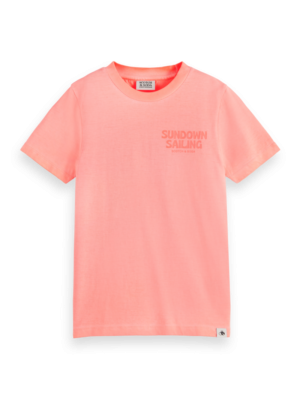 T-shirt Cotton Garment 0557 Neon Coral