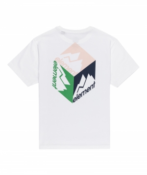 Tee ss Joint Cube Optic White