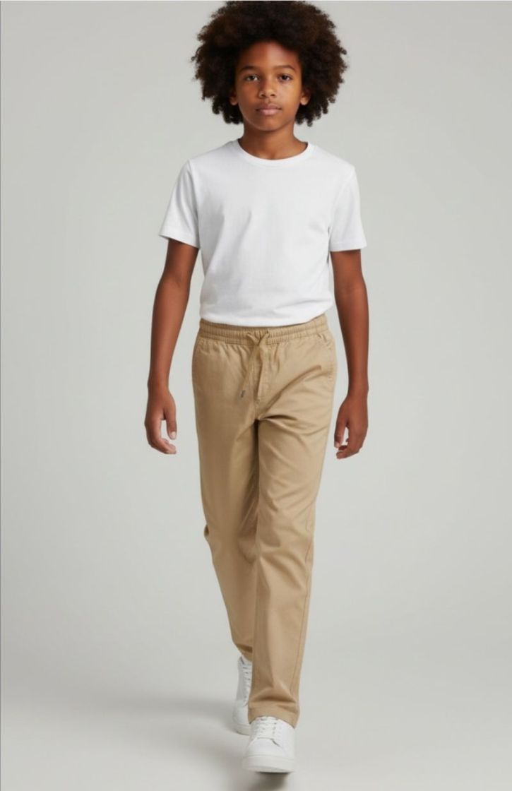 Pant by range elastic waste KHK1 khaki