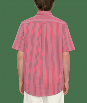 Shirt newbar stripe  RBY washed Ruby