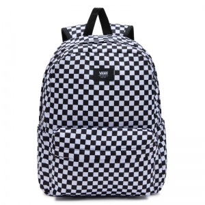 Backpack old school check Y281 black/whit