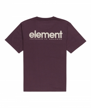 Tee simple logo PSN0 plum perfe