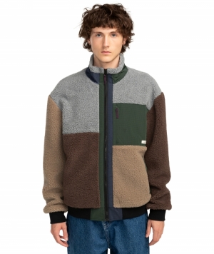 Jacket oak sherpa  NMS0 multicolor