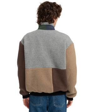 Jacket oak sherpa  NMS0 multicolor