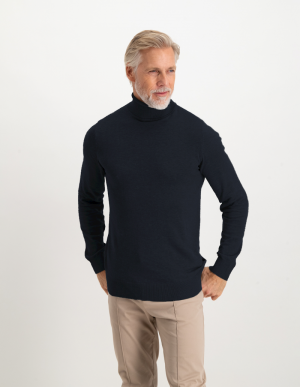 ROLL NECK Dark Navy