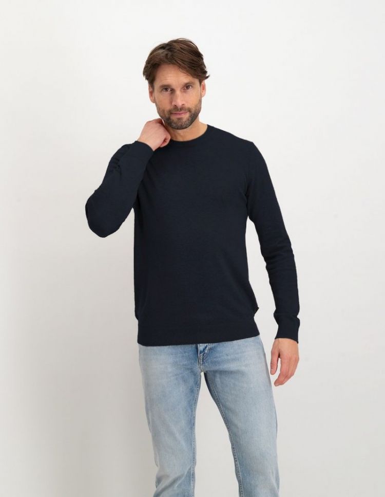R NECK Dark Navy