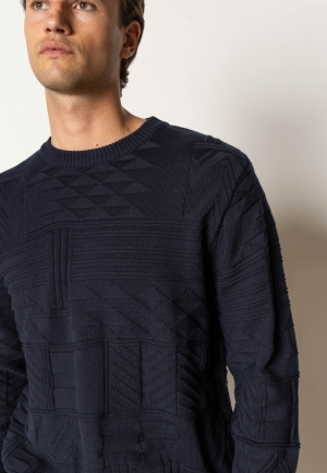 Knit Tobias Dark Navy