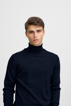 Roll Neck Konrad Merino Navy