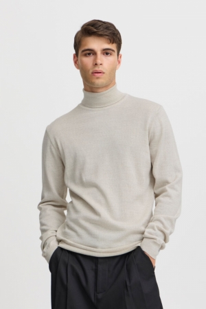 Roll Neck Konrad Merino Light Sand