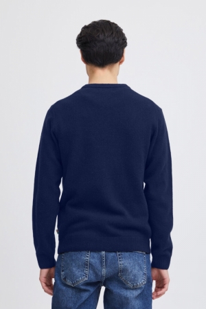 Knit Karl Crewneck Bounty Navy Blazer