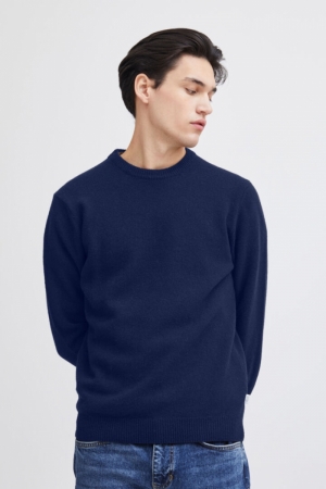 Knit Karl Crewneck Bounty Navy Blazer