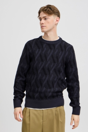 Knit Karl Jacquard Dark Navy