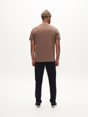 Tee Dune Logo SS Gots Lt. Brown