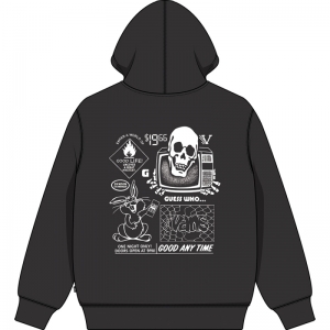 Hoodie Crazy Eddy 66 Black