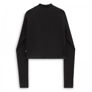 Mock Neck Program LS BlACK