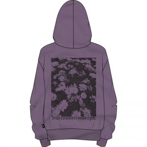 Hoodie Zip Wellness Blousant Grape Jam