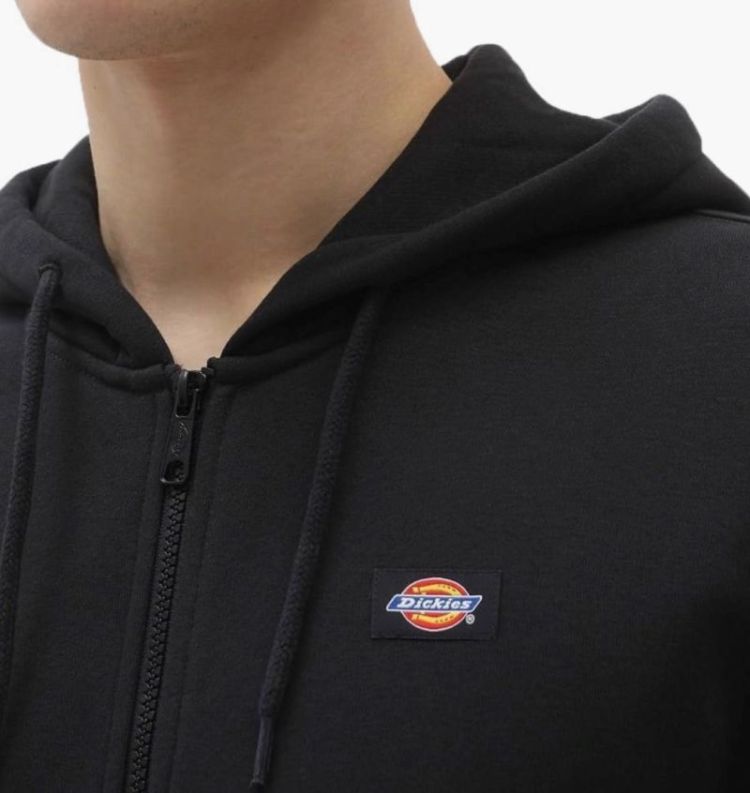Hoodie Zip Oakport Black