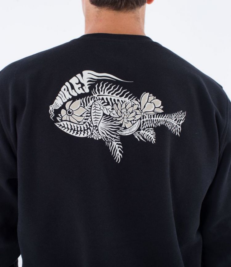Crew Flower Fish Black