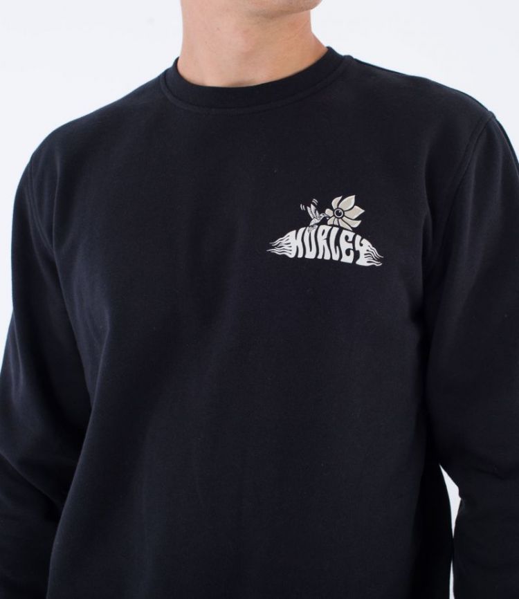 Crew Flower Fish Black