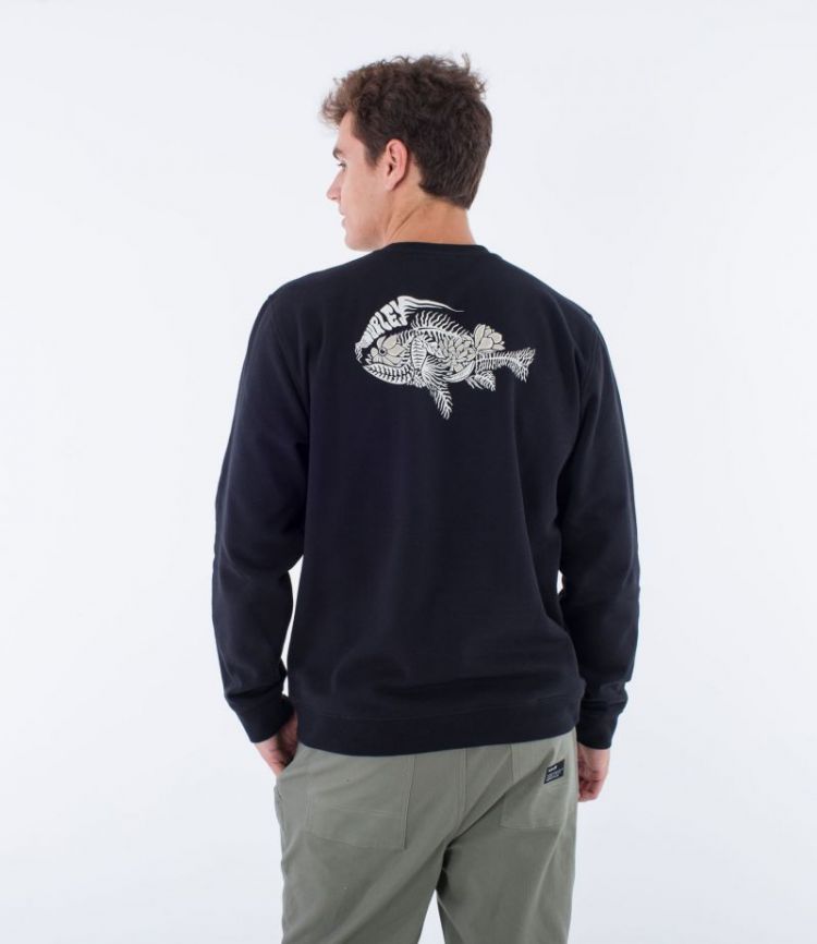 Crew Flower Fish Black