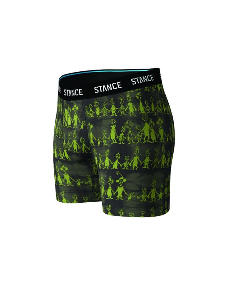 Boxer Brief Down In Whoville Black