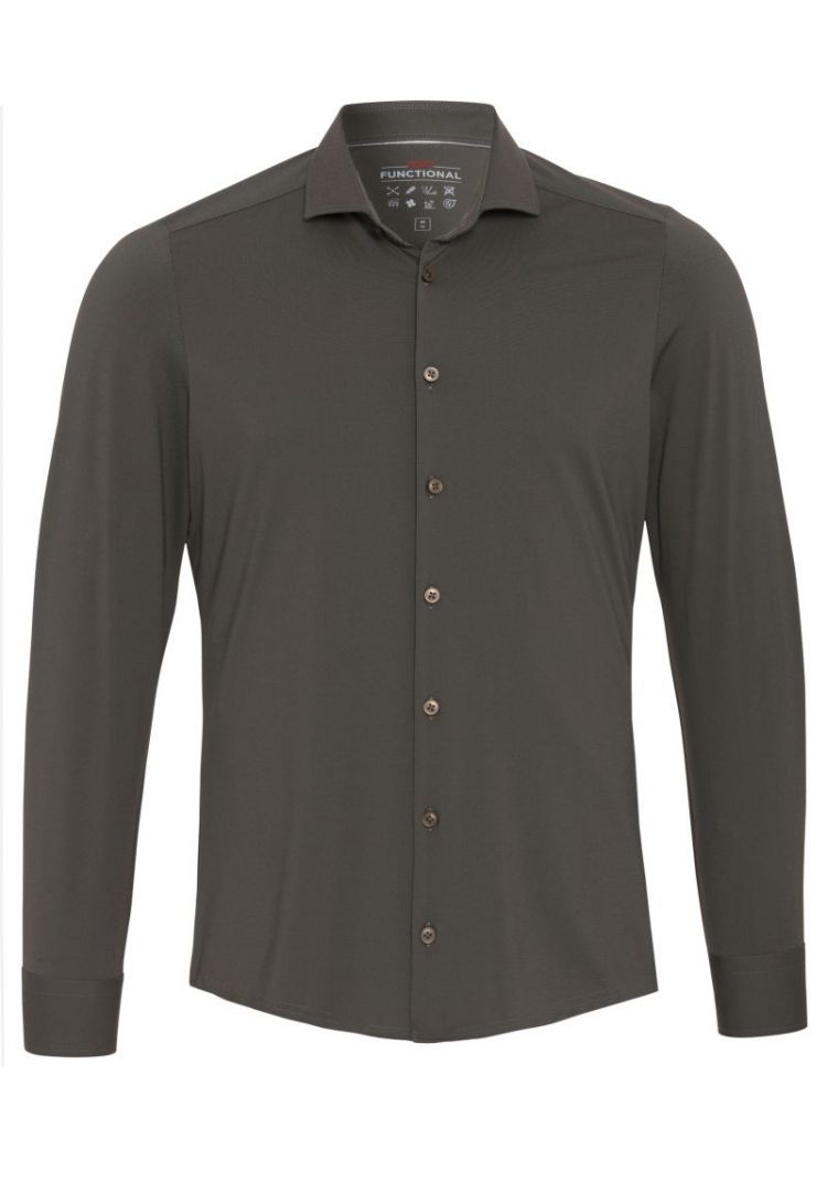 Shirt ls light brown 220 Uni Light B