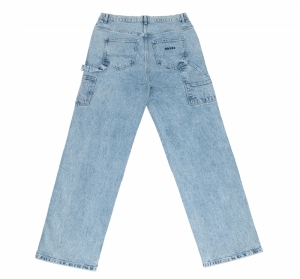 Baggy Jeans Acid Blue Stret