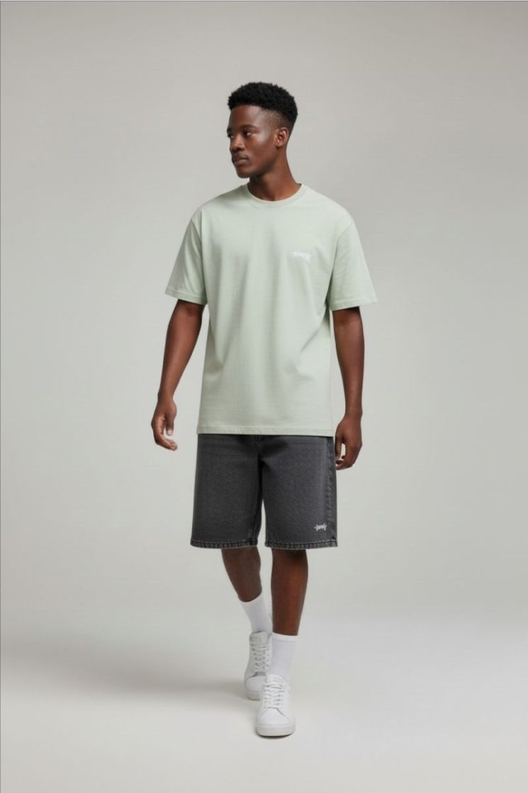 Short X-tra Monster Denim Washed Grey