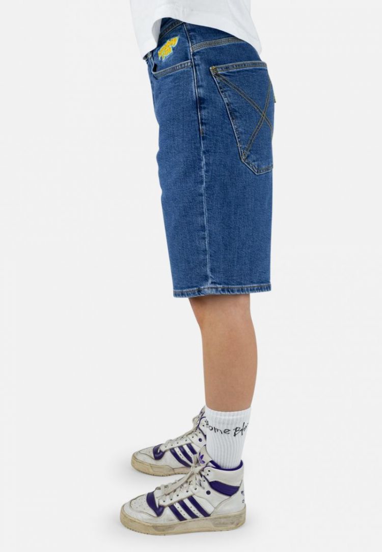 Short X-tra Baggy Washed Blue