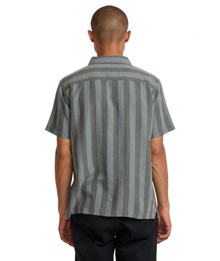 LOVE STRIPE SS SLE SAGE LEAF