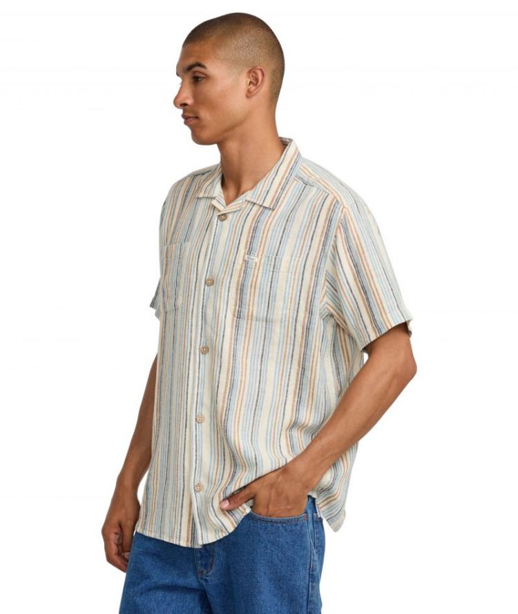 EXOTICA STRIPE SS NAT NATURAL